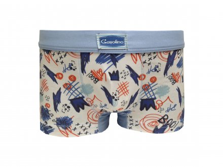 Gasolino boxerky chlapecké Scratches 3436 světle modré 
